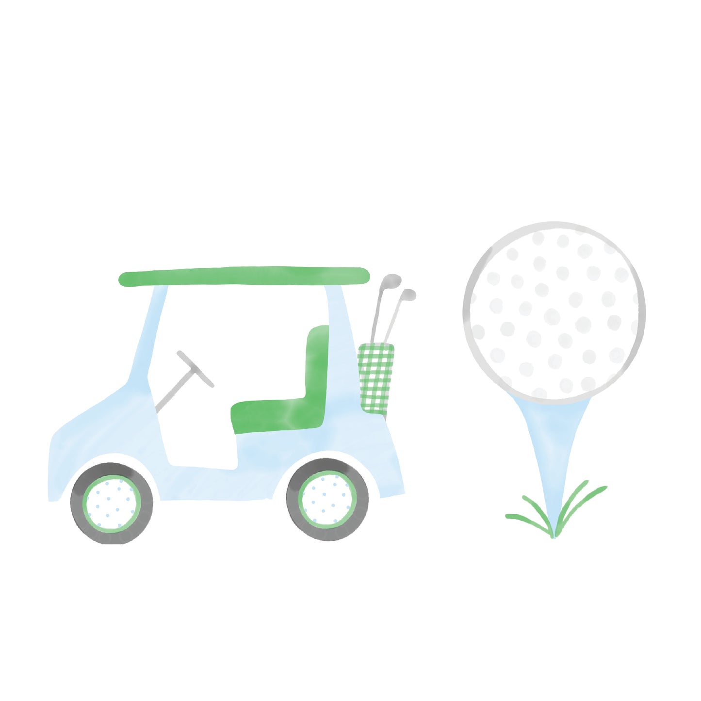 Golf Cupcake Toppers