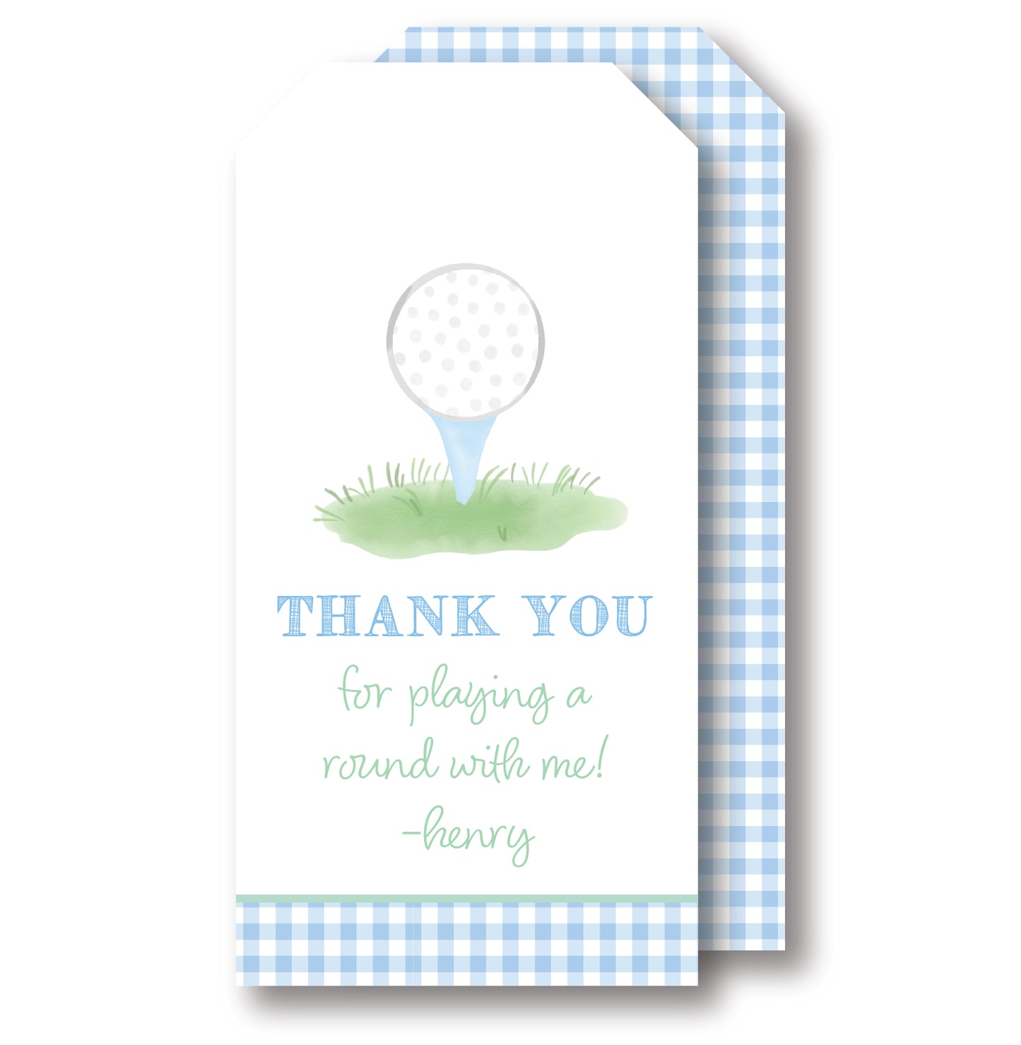 Golf Party Tag