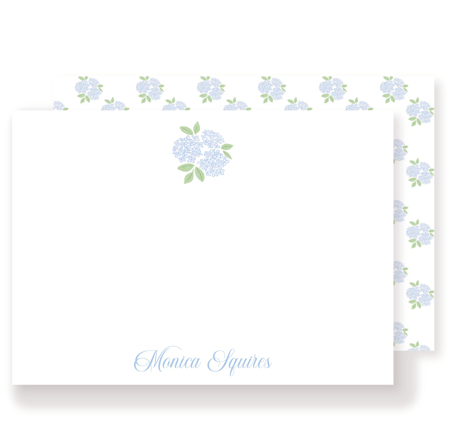 Blue Hydrangea Stationery