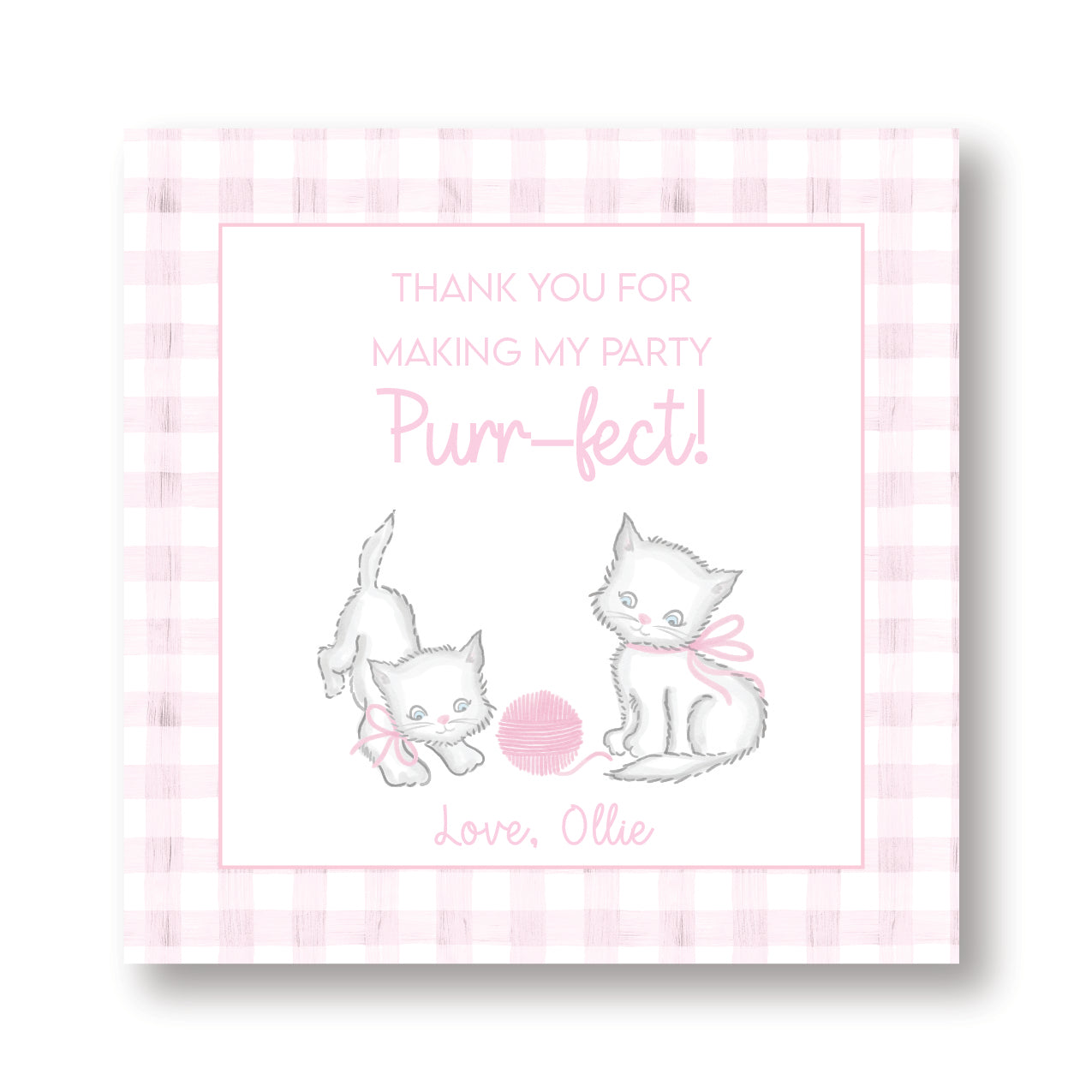 Kitten Party Tag