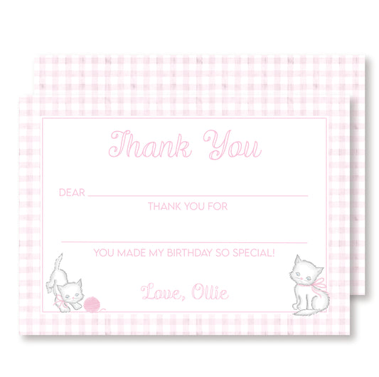 Kitten Thank You Notes