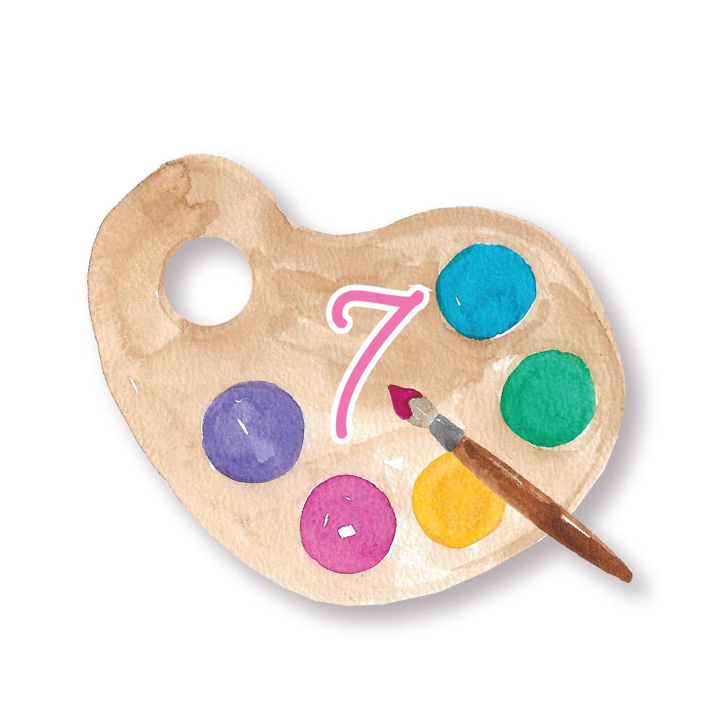 Paint Cake Topper