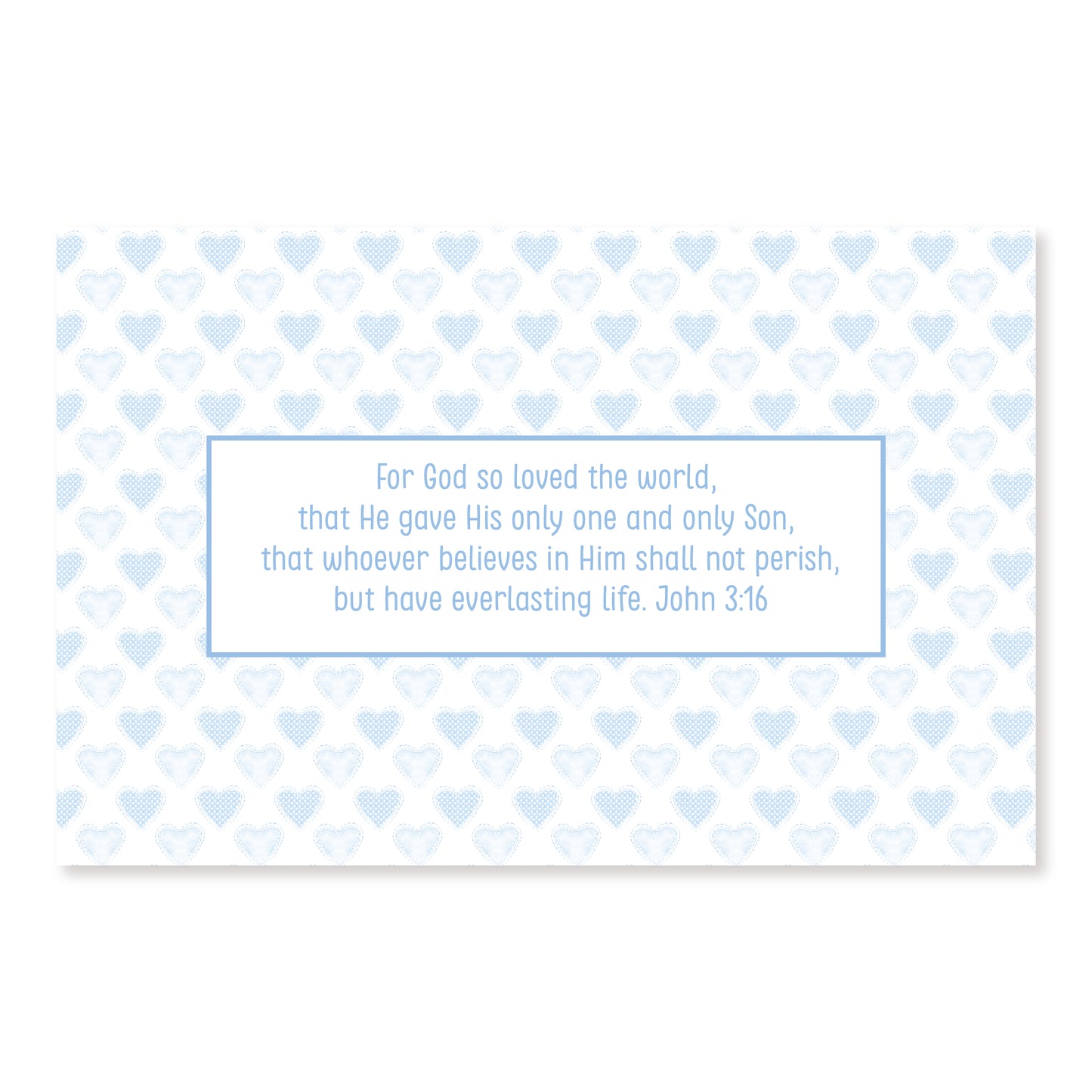 Blue Heart Valentine Placemat