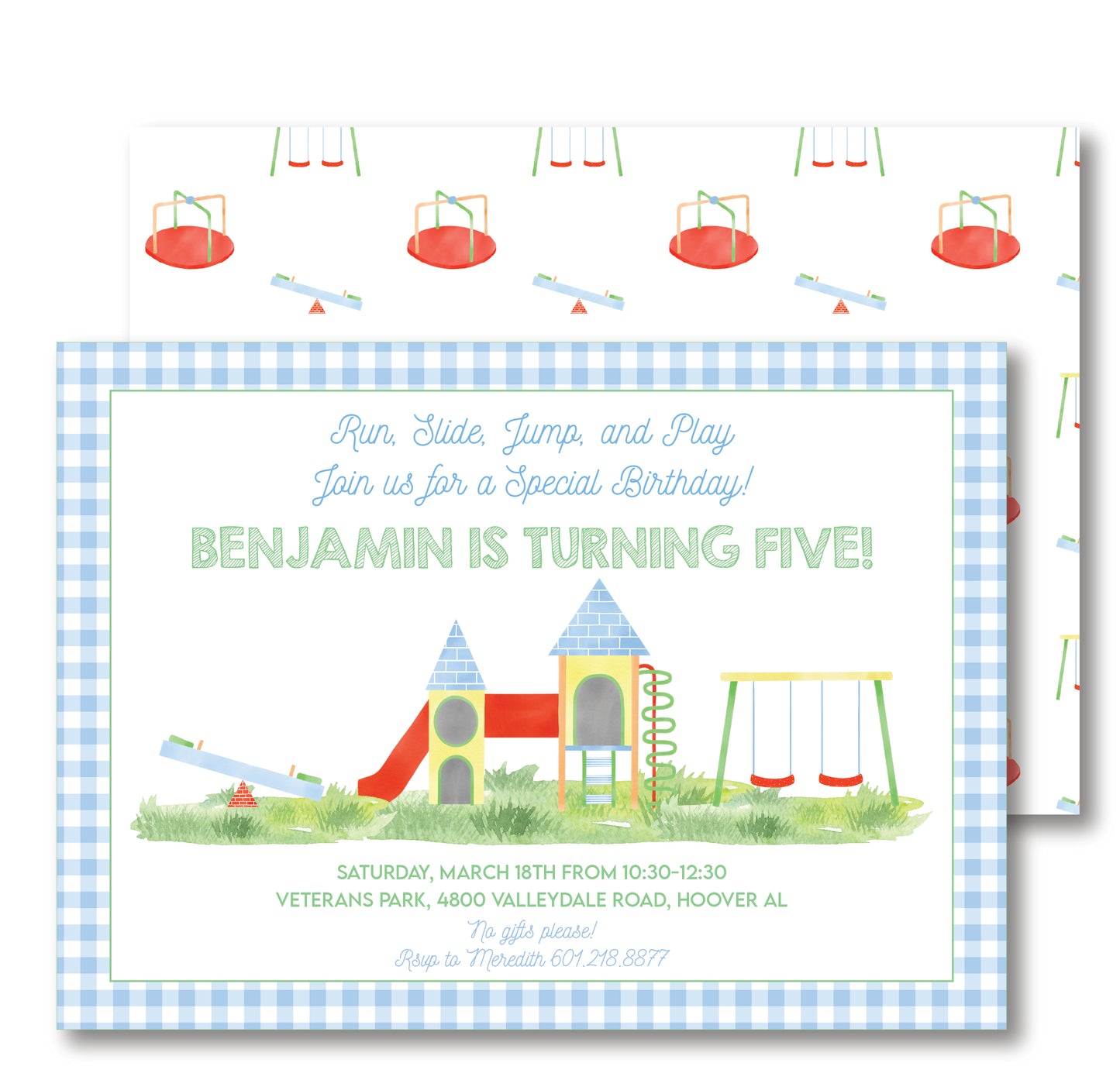 Playground Invitation