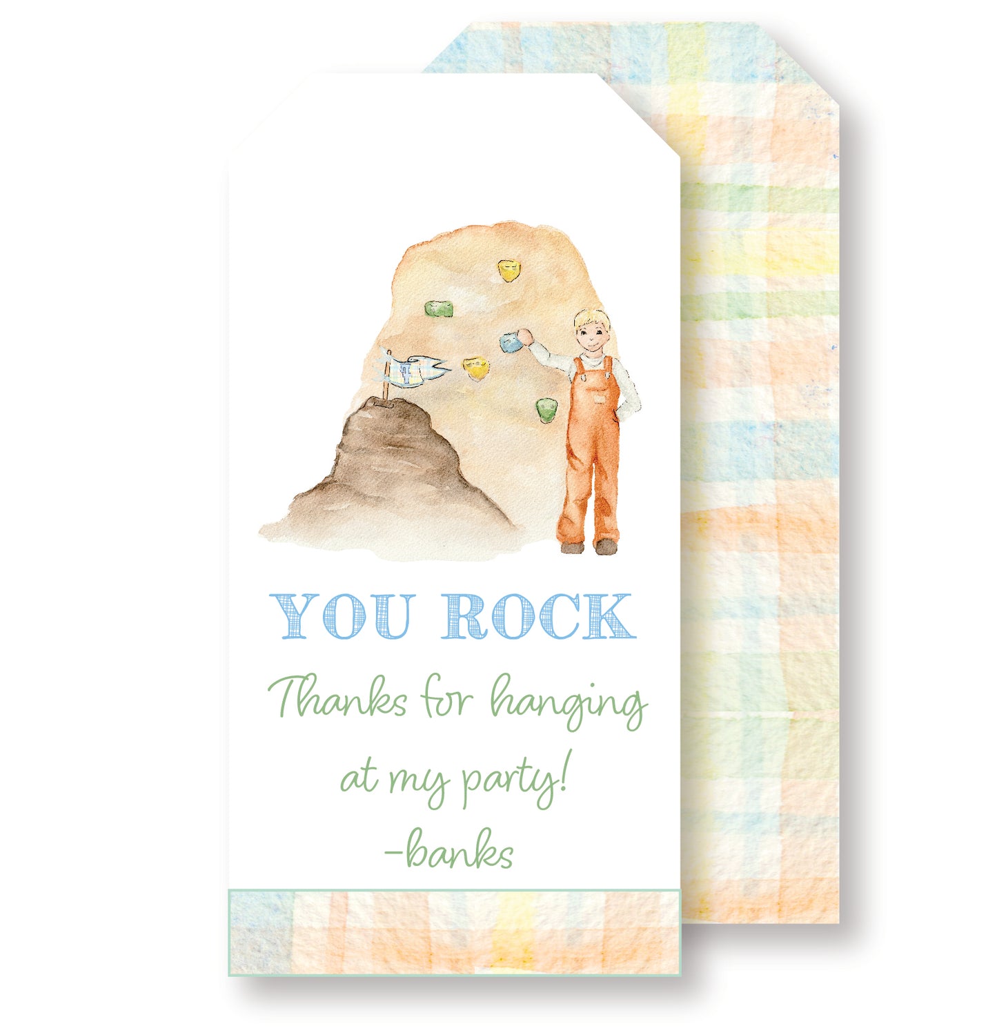 Bouldering Party Tag