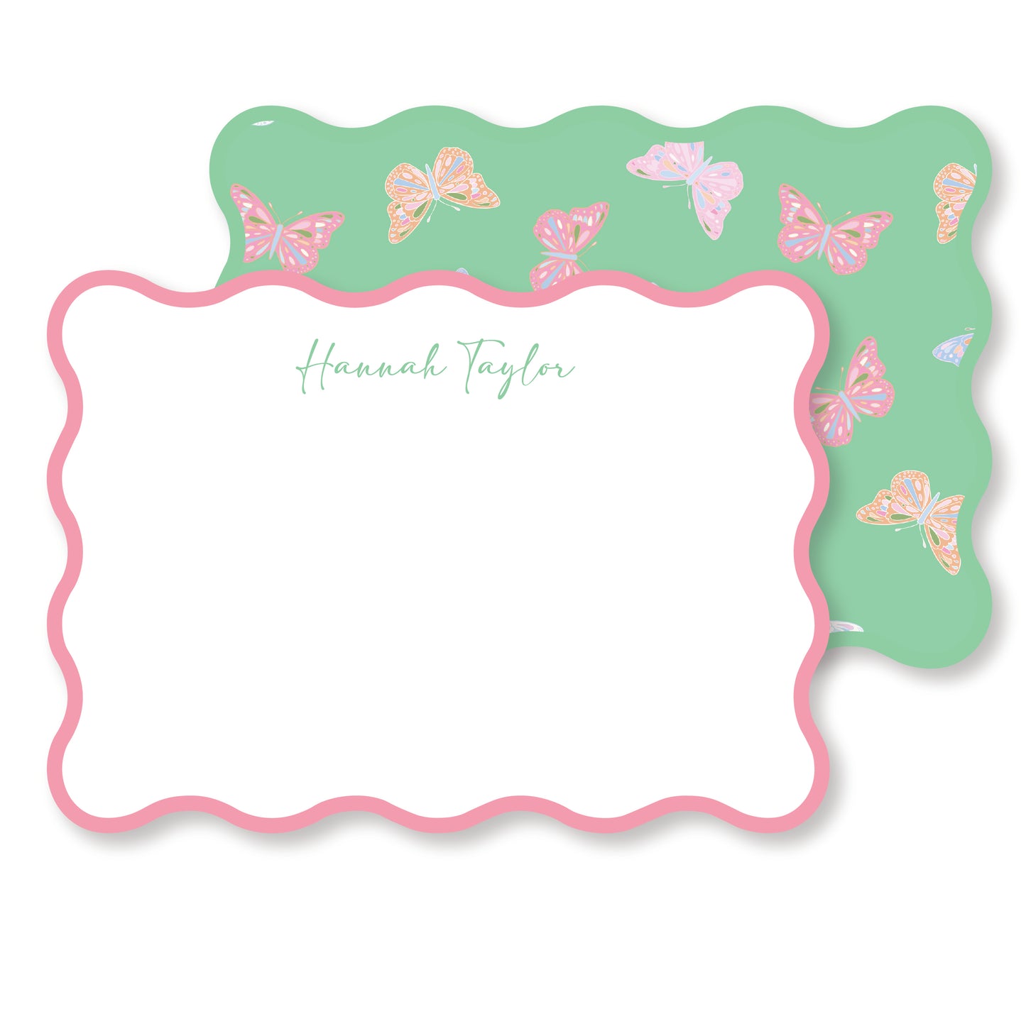 Wavy Butterfly Stationery