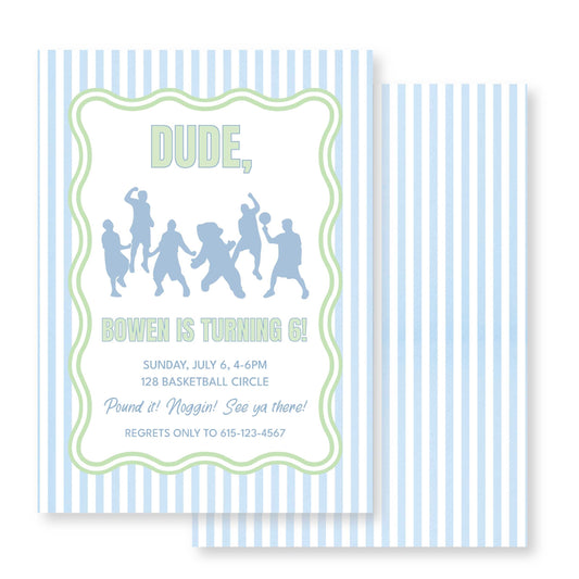 Dude Perfect Invitation