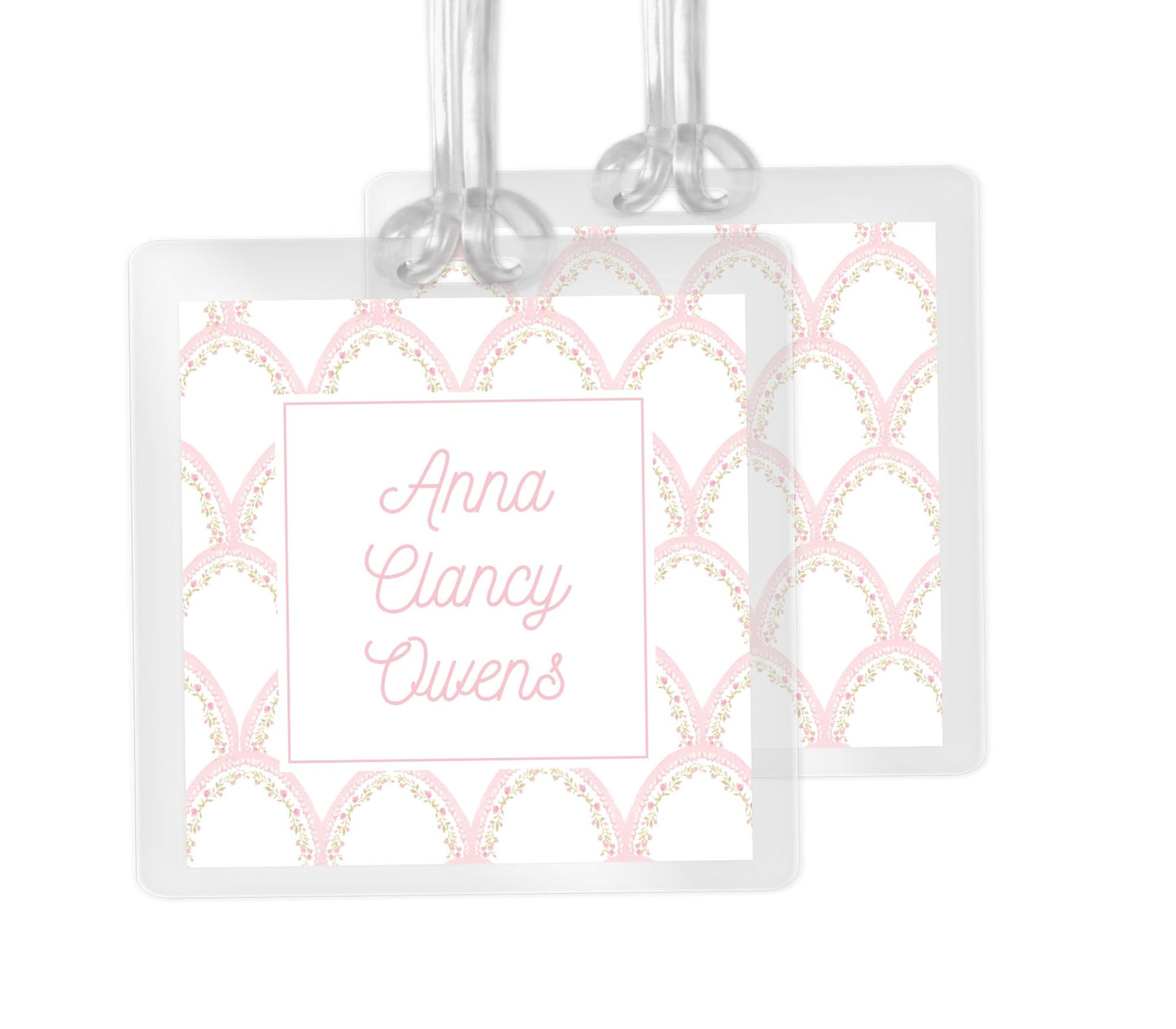 Lillian Scalloped Bag Tag