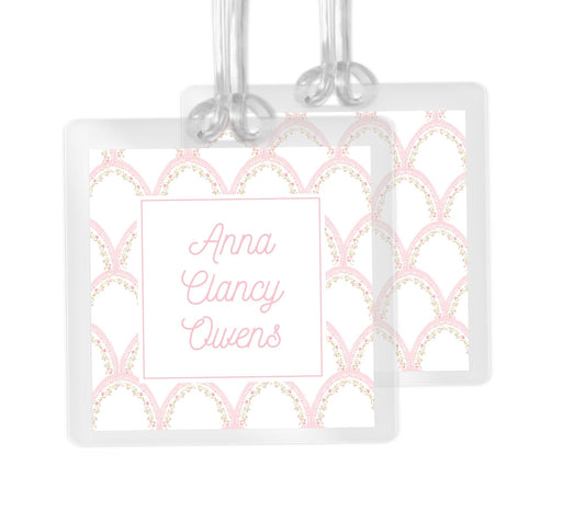 Lillian Scalloped Bag Tag