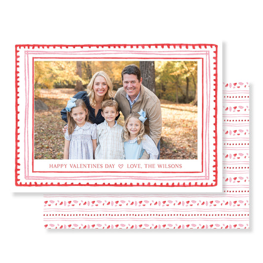 Hearts and Hues Valentine Cards Horizontal