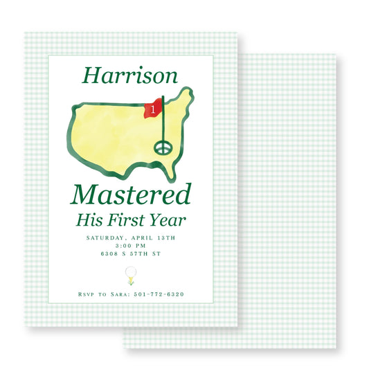 Masters/ Golf Invitation