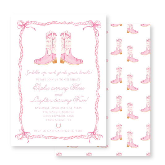 Cowgirl Invitation