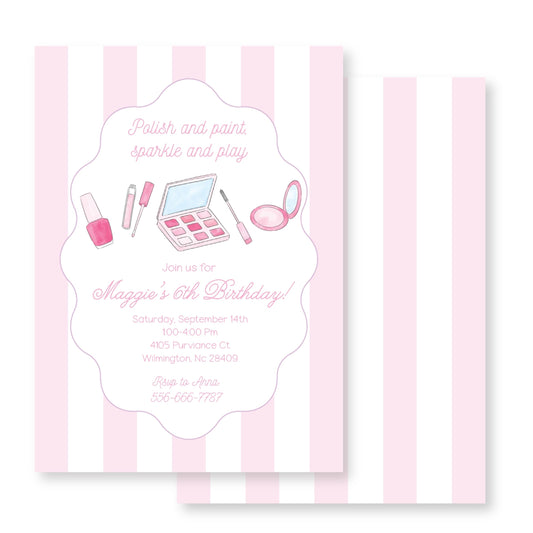 Makeup Beauty Invitation