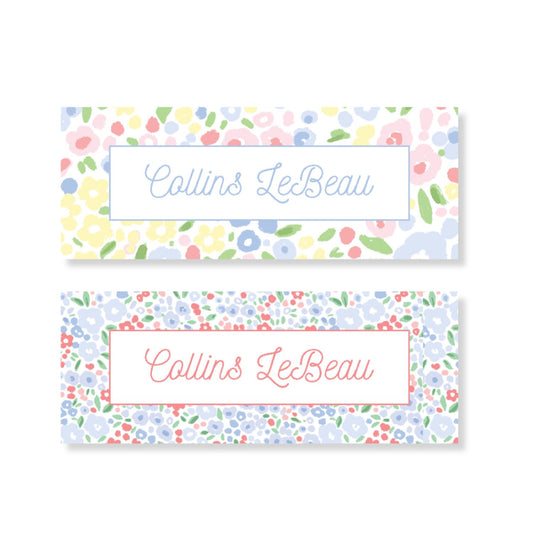 Ditsy Name Labels