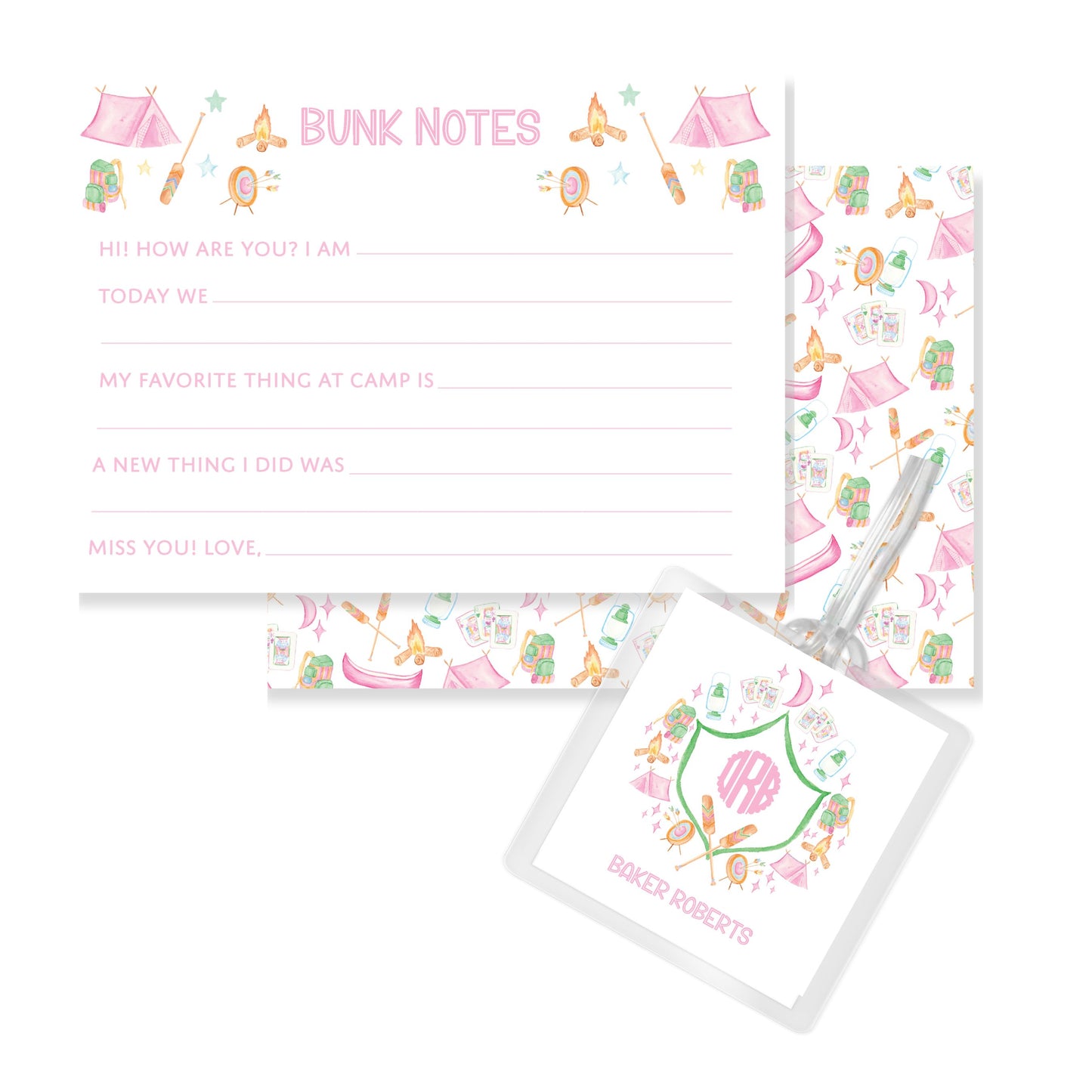 Camp Bunk Notes