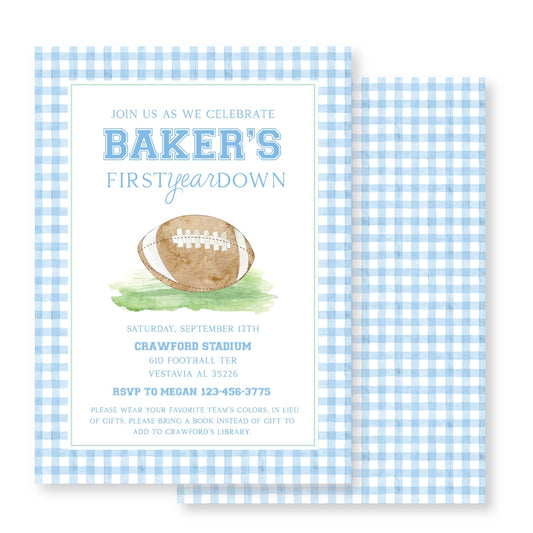 Football Invitation (First Year down)