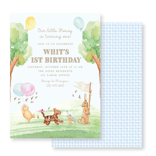 Winnie the Pooh Invitation