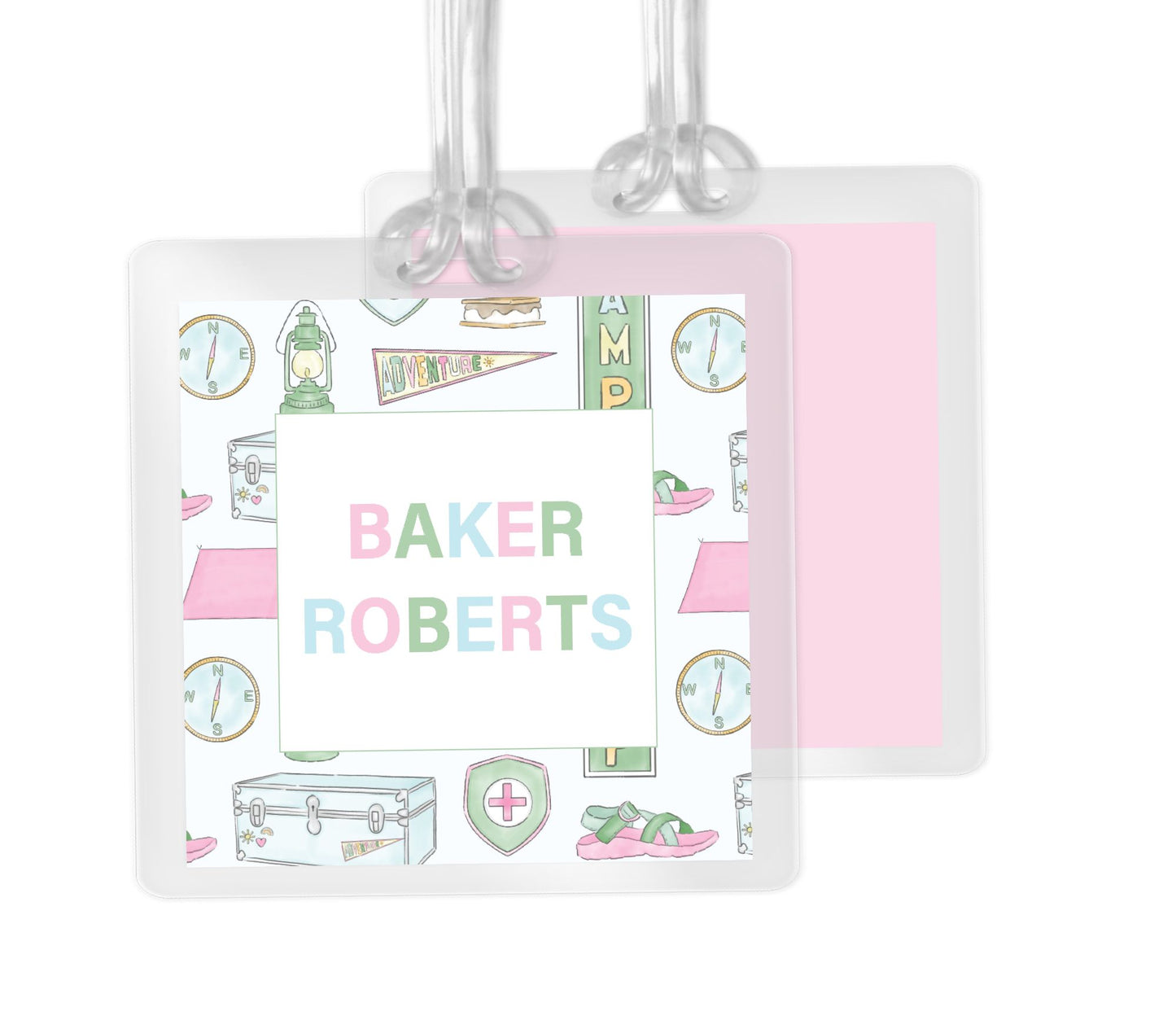 Camp Bag Tag for Girls