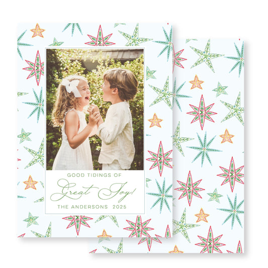 Star of Wonder Christmas Card Photo