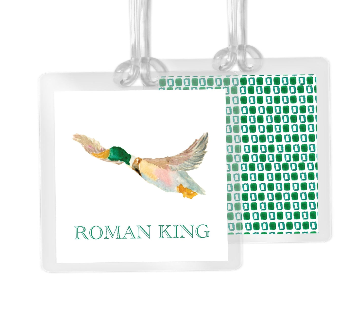 Mallard Duck Bag tag
