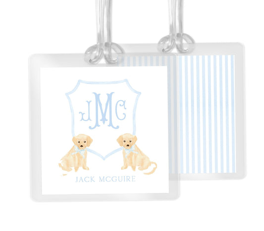 Puppy Crest Bag tag