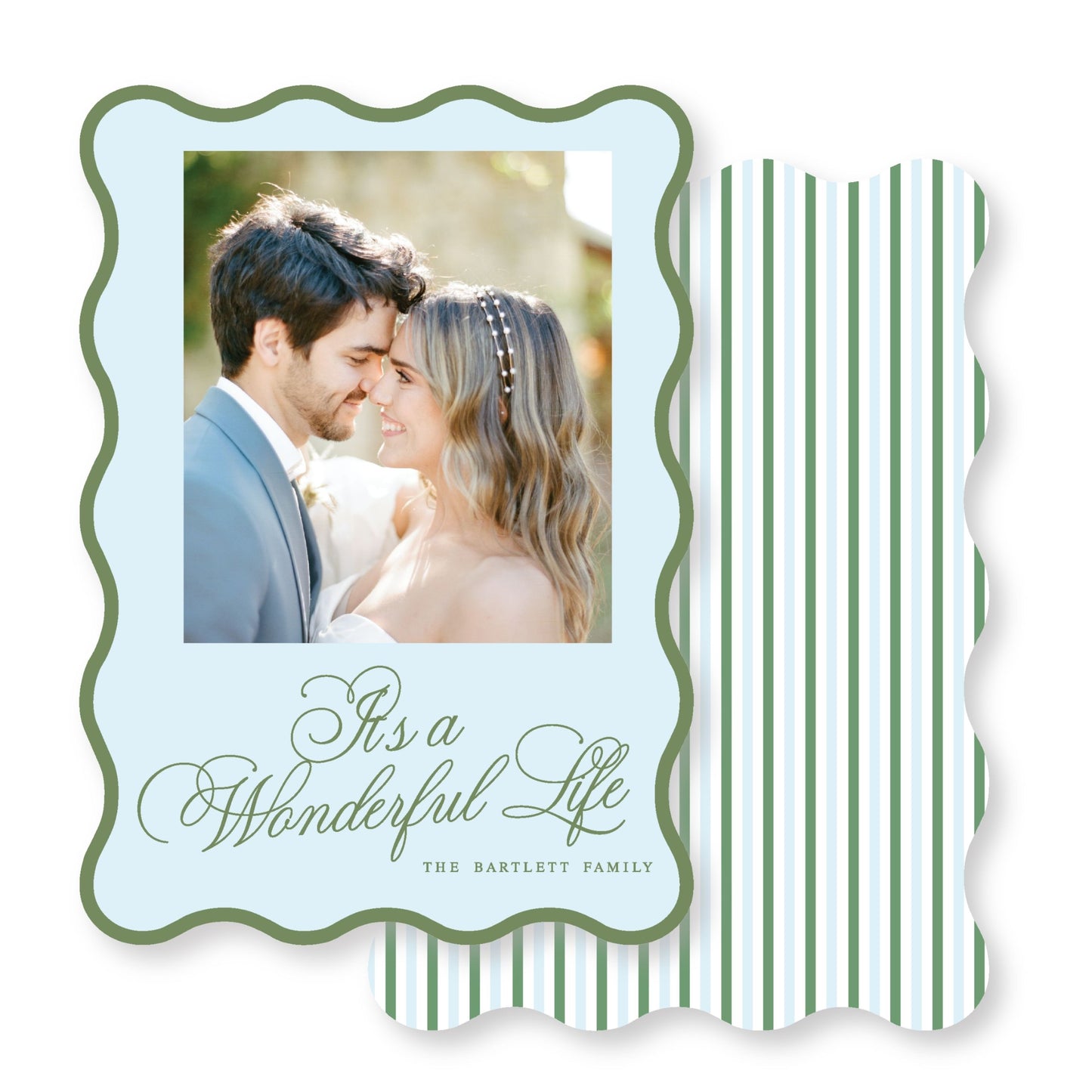 Wavy Wonderful Life Christmas Card Photo