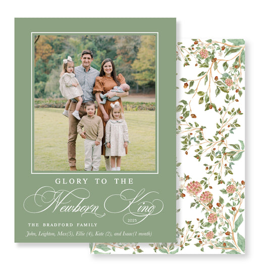 Pine & Porcelain Holiday Card