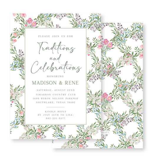 Wildflower Oasis Invitation