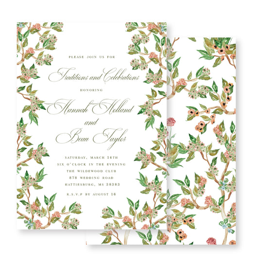 Autumn Oasis Invitation