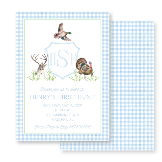 Hunt- Turkey/ Deer/ Duck Invitation
