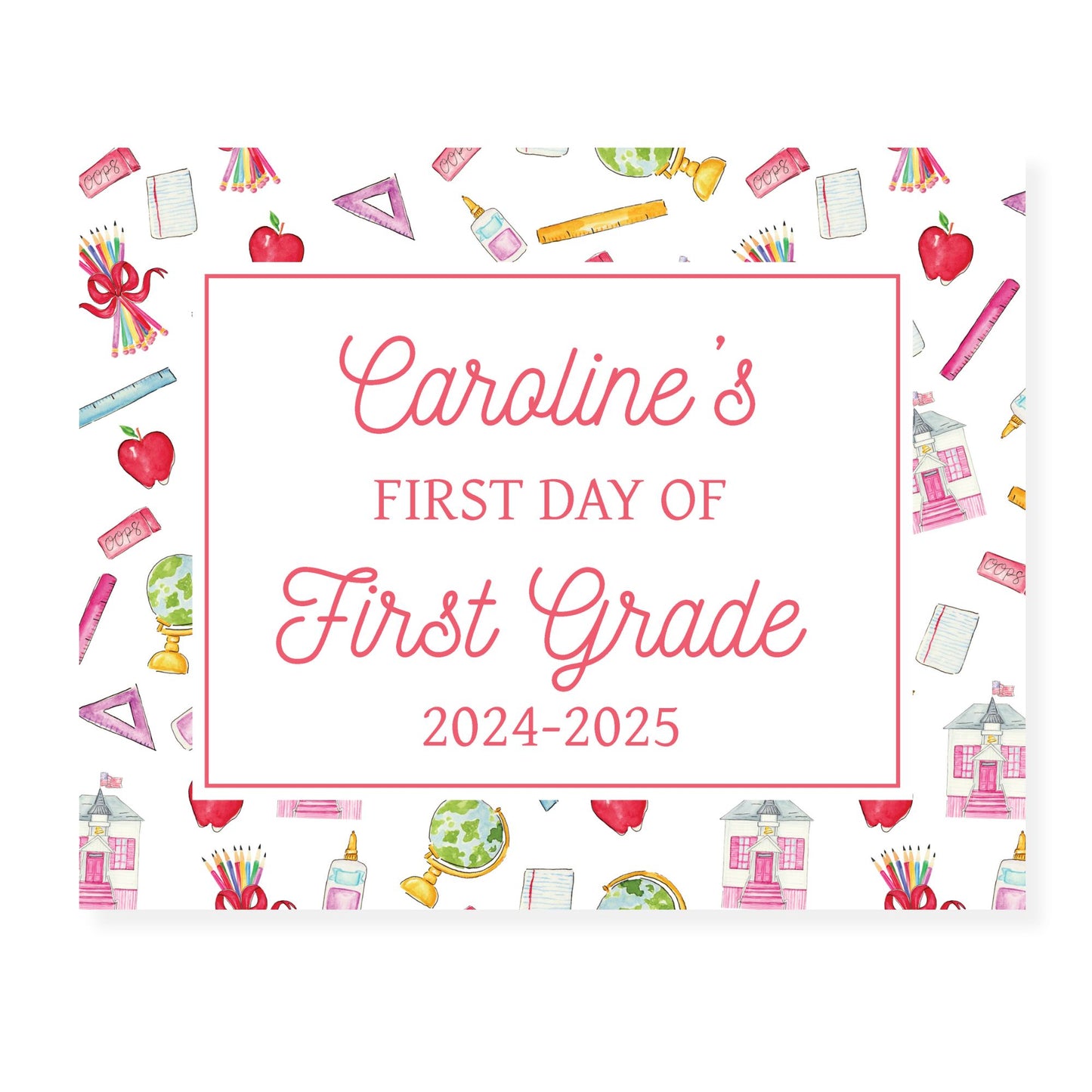 School Toile Back to School Sign