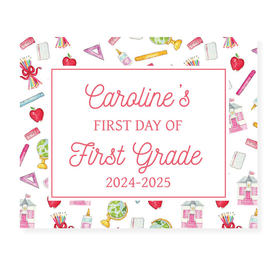 School Toile Back to School Sign