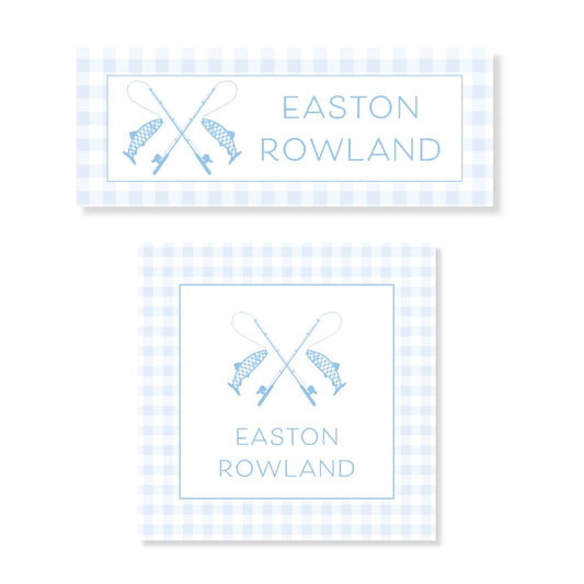 Fish Water Resistant Name Label Stickers
