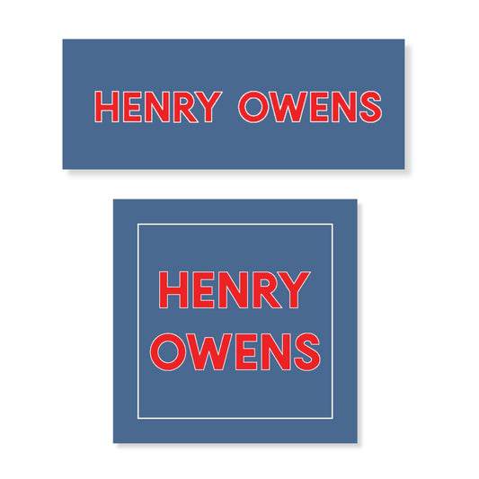 Personalized Name Sticker | Custom Waterproof Vinyl Decal | Water Bottle, Lunch Box & School Supply Label ( choose a color)