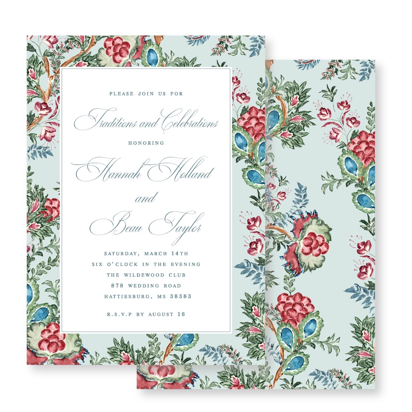 Chintz Elegance Invitation