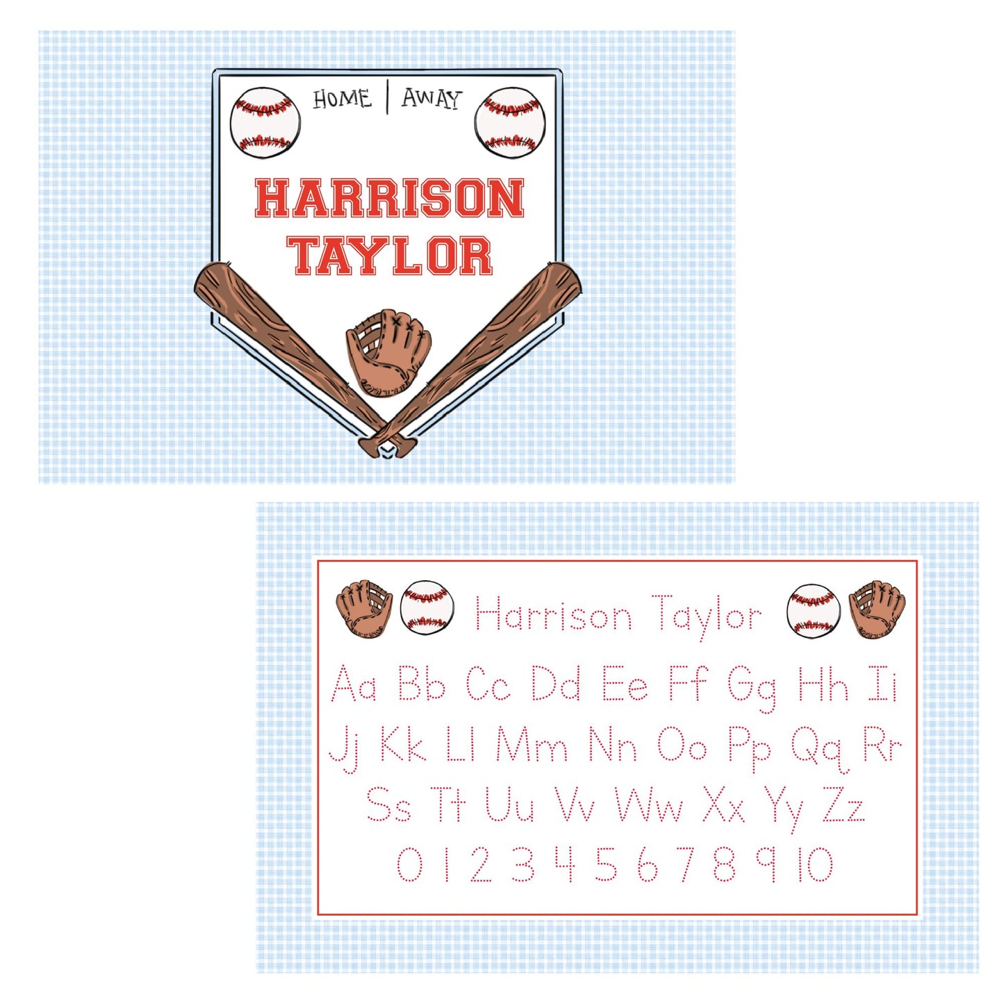 Baseball Placemat