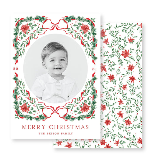 Yuletide Circle Christmas Card Photo