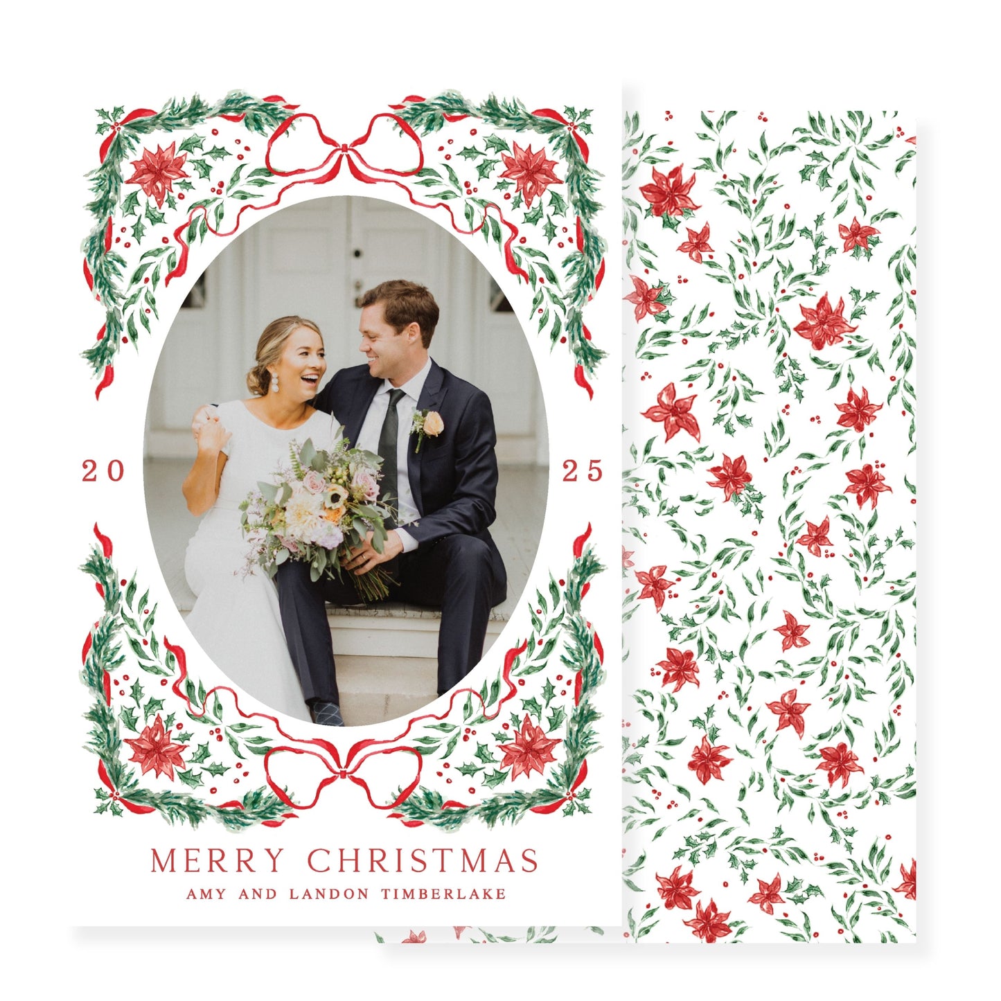 Yuletide Oval a9 Card