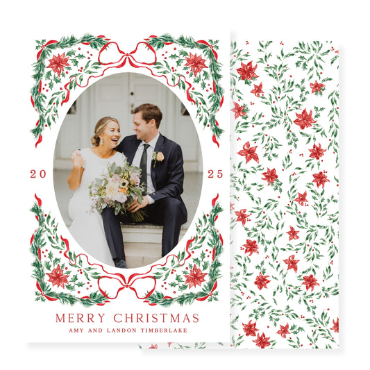 Yuletide Oval a9 Card