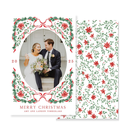Yuletide Oval a9 Card
