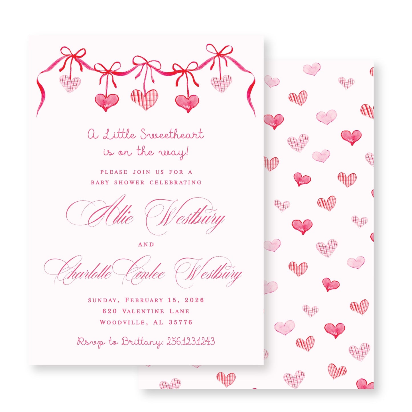 Sweetheart Valentine Invitation