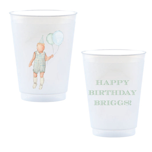 Birthday boy cups