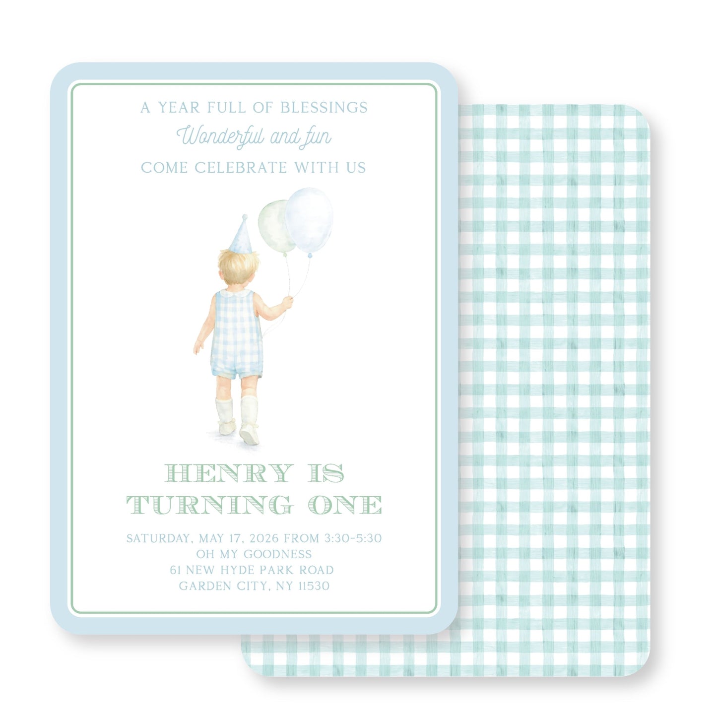 Birthday Boy Invitation