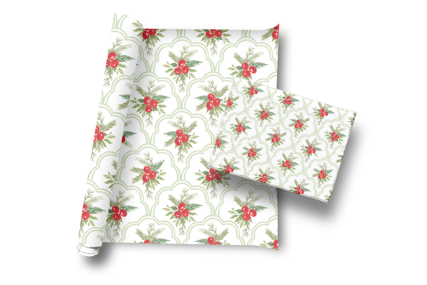 Holly Wrapping Paper