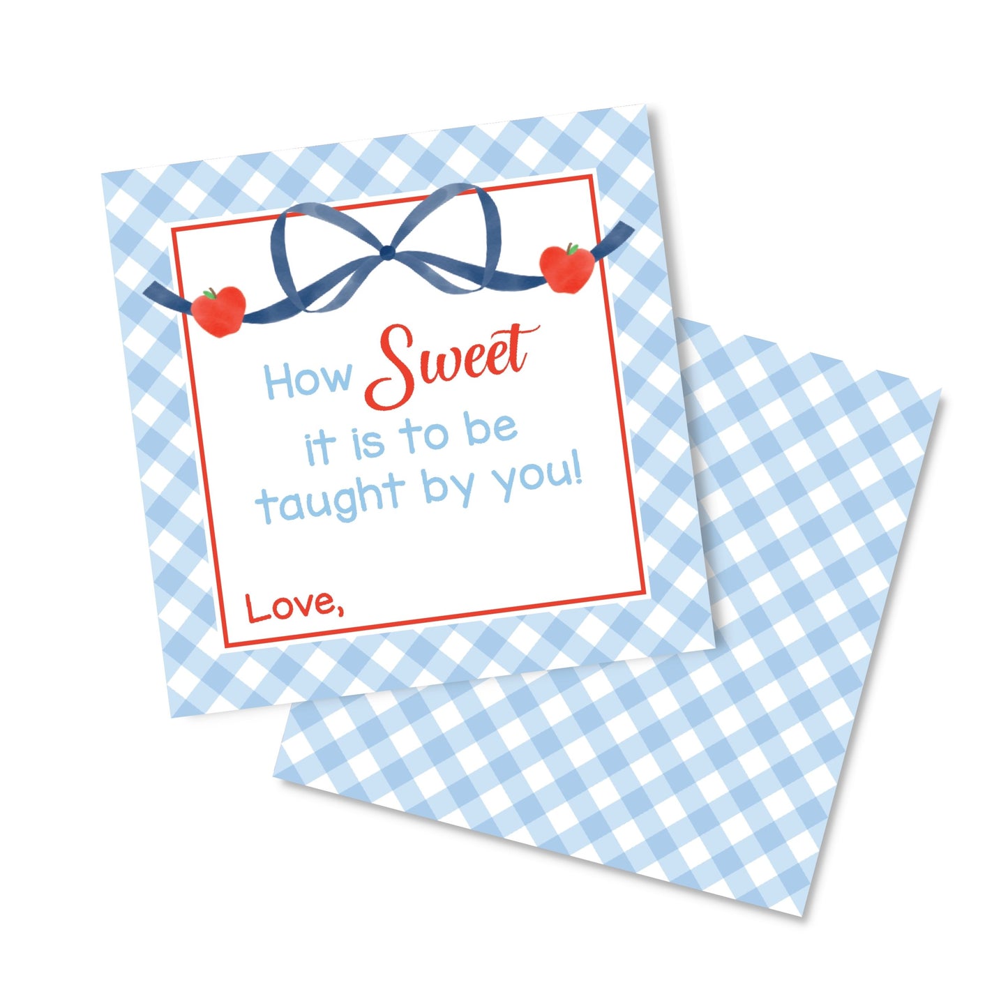 Teacher Sweet Tag