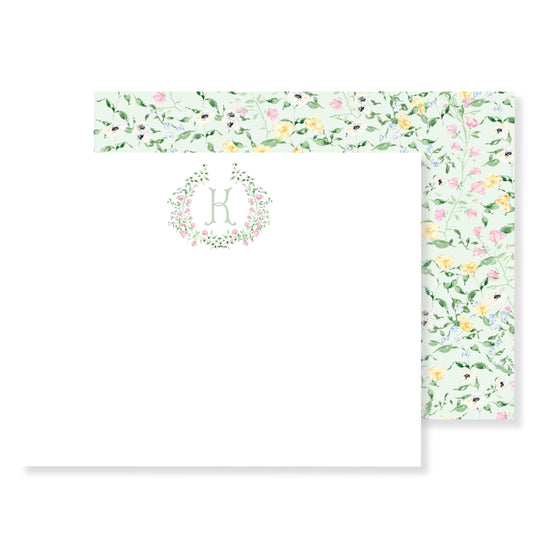 Floral Monogram Stationery