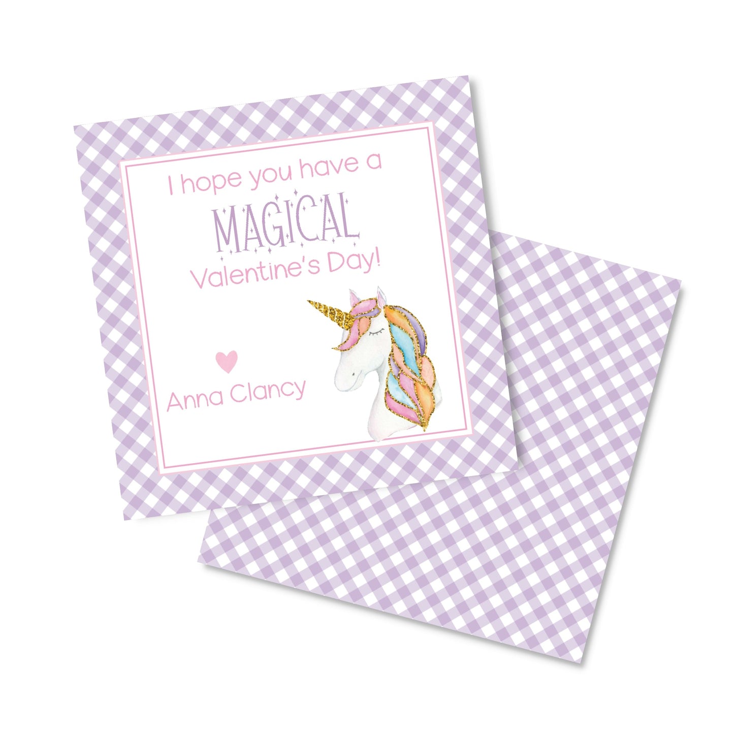 Magical Unicorn Valentine