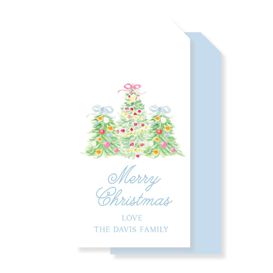 North Pole Christmas Tags