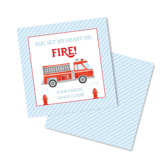Fire Truck Valentine