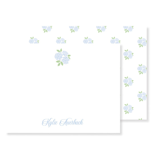 Blue Hydrangea Stationery